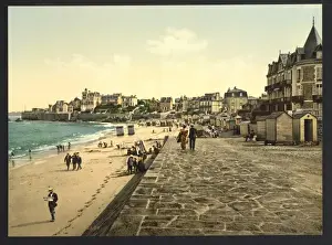 View of the beach, Parame, France