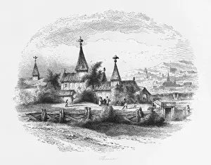Nigeria Prints: View of Benin, Nigeria