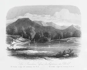 View of Bethabara on the River Jordan