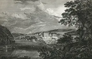 Freres Prints: A view of Bethlem, the great Moravian settlement in the prov