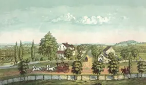 Fulton Prints: A view of the birth place of Robert Fulton, Lancaster county