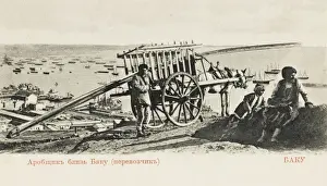View of the Black Sea Coast at Baku, Azerbaijan