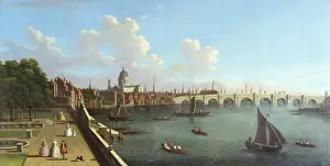 Embankment Prints: A View of Blackfriars, attributed to Francis Smith