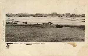 View of Blagoveshchensk across the Amur