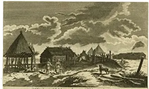 A View at Bolcheretzkoi, in Kamtschatka, Russia