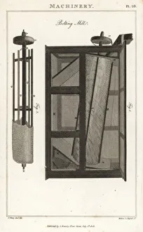 Kearsley Gallery: View of a bolting mill from the 18th century