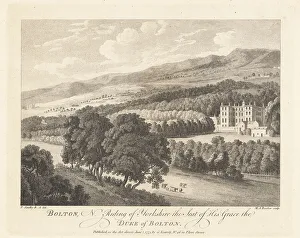 Landscaped Prints: View of Bolton Hall, North Riding of Yorkshire, 18th century