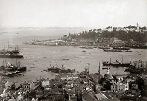 View of the Bosphorous, Turkey, circa 1890