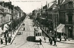 Lafayette Prints: View of the Boulevard Lafayette, Calais, France