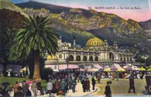 Jazz Age Club Prints: A view of the Cafe Paris at Monte Carlo