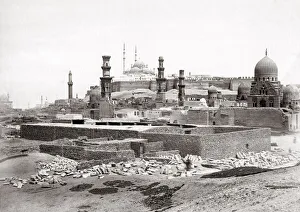 View of Cairo and the Citadel, Egypt c. 1870 s