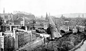 Calton Prints: View from Calton Hill, Edinburgh early 1900's