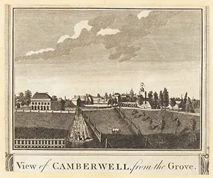 Suburb Prints: View of Camberwell from the Grove, 1784