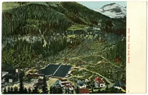 View of Camp Bird Mills, Ouray, Colorado, USA