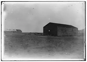 Braces Prints: View of the camp building at Kitty Hawk from the northwest