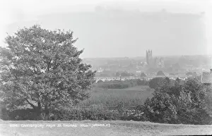 Skyline Prints: View of Canterbury from St. Thomas Hill