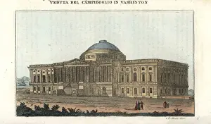 View of the Capitol building in Washington
