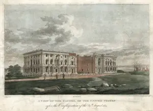 Conflagration Prints: A view of the Capitol after the conflagration of the 24th Au