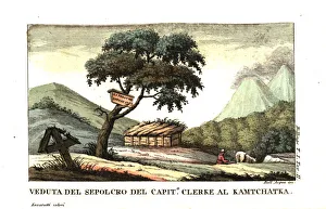 Account Gallery: View of Captain Clerkes tomb at St. Peter