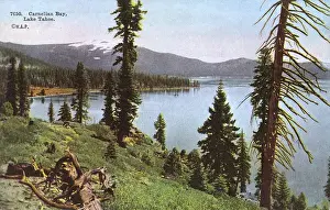 View of Carnelian Bay, Lake Tahoe, California, USA