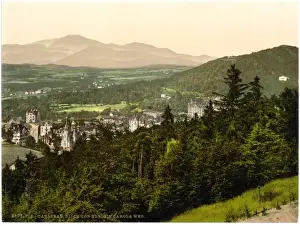 View of the Carola Road, Carsbad, Bohemia, Austro-Hungary