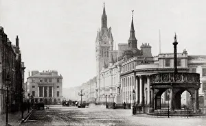 View along Castle Street, Aberdeen, Scotland