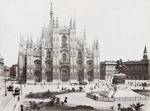 View of the cathedral, Duomo, Milan, Italy