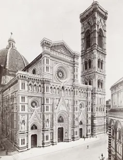 Firenze Prints: View of the cathedral, Florence, Firenze, Italy