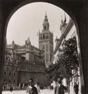 Seville Collection: View of Cathedral of St Mary of the See, Seville, Spain