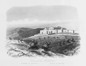 View of a Catholic convent in Bethlehem