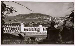 Images Dated 14th February 2018: View of Ceuta, Spanish city in Morocco, North Africa