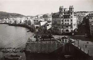 View of Ceuta, Spanish city in Morocco, North Africa