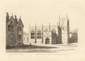 View of the Chapel of the Trinity next to