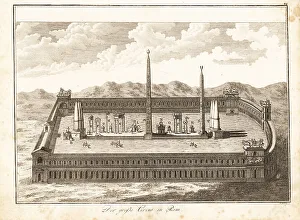 Fact Prints: View of a chariot race at the Circus Maximus in Rome