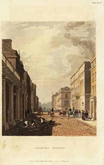 Manufactures Prints: View of Charles Street looking toward St. James's Square, London