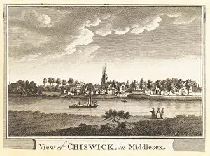 Chiswick Prints: View of Chiswick in Middlesex, 1784