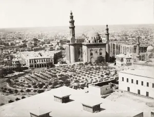 Place Of Worship Prints: View of the city centre of Cairo, Egypt