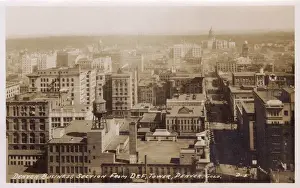 Daniels Prints: View of city centre, Denver, Colorado, USA