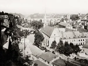 View of the city centre of Luxembourg