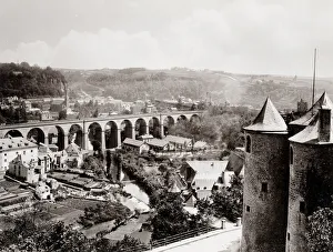 View of the city centre of Luxembourg