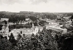 View of the city centre of Luxembourg