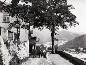 Genoa Prints: View towards the city of Genova, Genoa, Italy
