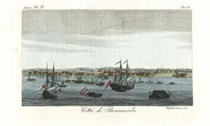 View of the city of Paramaribo, Surinam
