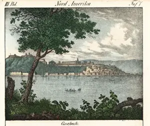 View of the city of Quebec, Canada, on