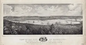 Arlington Prints: View of the city of Washington, the metropolis of the United