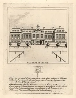 Antiquities Gallery: View of Clarendon House, 17th century