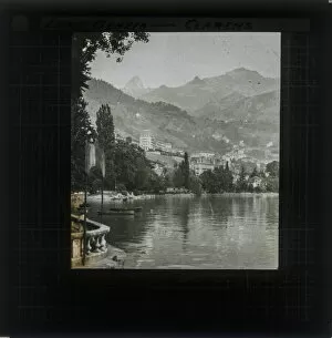 View of Clarens, Lake Geneva, Switzerland