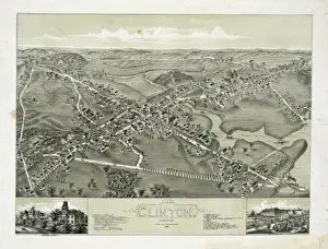 Clinton Prints: View of Clinton Connecticut