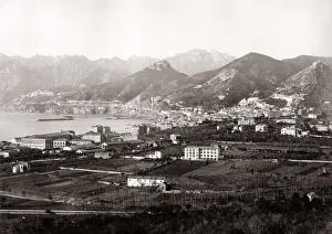 View of the coast, Salerno, Italy, c. 1880 s