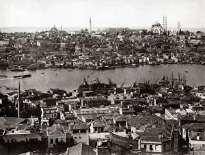View of Constaninople, (Istanbul) Turkey, circa 1890